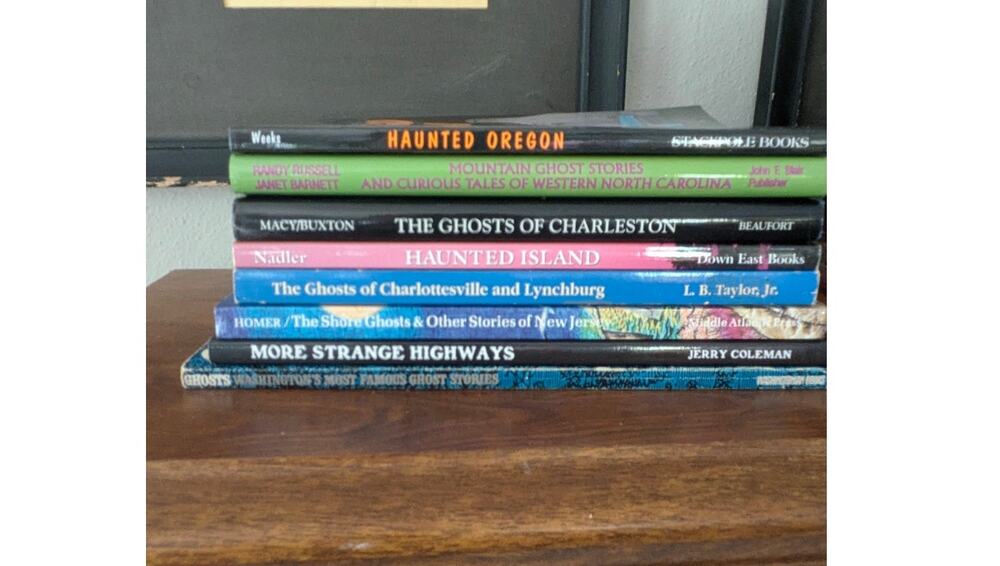 Lot 8 Haunted Ghost Story Books Regional Paranormal Folklore